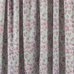 Craft Dressmaking Green Floral Print Cotton Fabric - Image 3