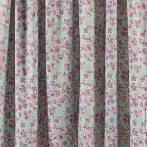 Craft Dressmaking Green Floral Print Cotton Fabric - Image 3