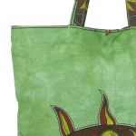 Green Astrology Sun Mandala Shopping Bags - Image 2