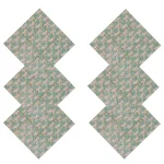 Green Cloth Napkins Set Hand Block Floral Printed - Image 5