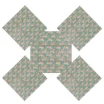 Green Cloth Napkins Set Hand Block Floral Printed - Image 6
