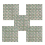 Green Cloth Napkins Set Hand Block Floral Printed