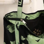 Green Fairy Land Cotton Bags Casual Zipper Purse - Image 5