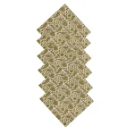 Green Floral And Bird Print Square Napkins Set - Image 4
