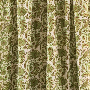 Green Floral And Bird Print Square Napkins Set - Image 9