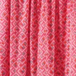 Hand Block Pink Abstract Print Set of 6 PCs Cotton Napkins - Image 10