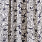 Hand Block Print Cotton Blue Floral Running Craft Fabric - Image 3