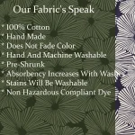 Hand Block Print Cotton Blue Floral Running Craft Fabric - Image 6