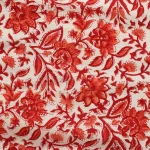 Indian 3 Yard Hand Block Floral Print Cotton Fabric