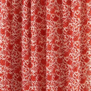 Indian 3 Yard Hand Block Floral Print Cotton Fabric - Image 4