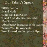 Indian Cotton Fabric Pink Crane Swans Print - Image 6