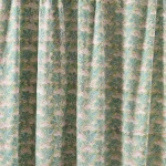 Indian Handmade Block Print Cotton Fabric Green Floral - Image 4