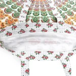 Indian White Peacock Mandala Tote Bag - Image 3