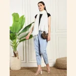 Luxurious White Scarf Women Viscose Rayon Zari Stole - Image 5