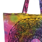 Multi Dream Catcher Print Cotton Shopping Bag - Image 2