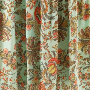New Green Floral Print Cotton Napkins 48 PCS - Image 11