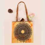 Orange Dream Catcher Unisex Tote Shopping Bag
