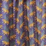 Purple Leopard Print Cotton Dinner Napkins Set - Image 12