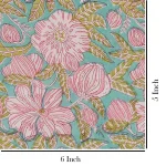Sanganer Green Floral Print Cotton Fabric - Image 5