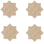 Set of 24 PC Square Napkins Hand Block Printed - Image 4