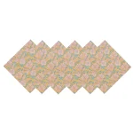 Set of 24 PC Square Napkins Hand Block Printed - Image 5