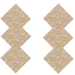 Set of 24 PC Square Napkins Hand Block Printed - Image 6