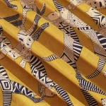 Set of 24 PCS Yellow Cat Printed Table Napkins - Image 8