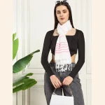 Women Viscose Scarf Stylish Sequence Scarves - Image 4