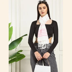Women Viscose Scarf Stylish Sequence Scarves - Image 4