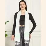 Women Wrap Striped Pattern Scarves Style Neck Stole - Image 2