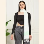 Women Wrap Striped Pattern Scarves Style Neck Stole - Image 4