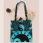 yin yang Tote Bag Durable Fun Grocery Bags