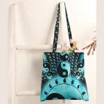 yin yang Tote Bag Durable Fun Grocery Bags - Image 4