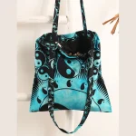yin yang Tote Bag Durable Fun Grocery Bags - Image 3