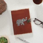 Elephant Notepad Genuine Leather Diary With C-Lock - Image 2