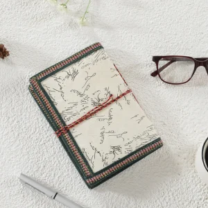 Indian Elephant Hand Print Antique Vintage Journal Notebook - Image 6
