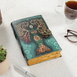 Leather Vintage Journal Book Shadow Lock Closure 200 Page - Image 7