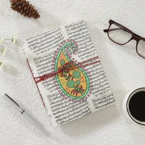 Paisley Print Binding Journal Notebook Unique Gift for Her - Image 3