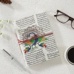 Peacock Hand Paint Vintage Journal Notebook - Image 3