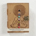 Yoga Meditation Leather Cover Journal Note Book - Image 2