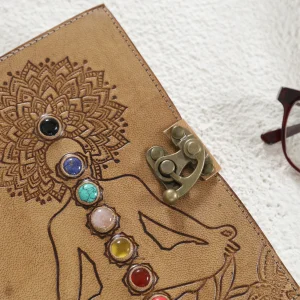 Yoga Meditation Leather Cover Journal Note Book - Image 4