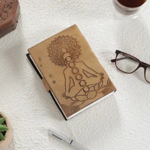 Yoga Meditation Leather Cover Journal Note Book - Image 5
