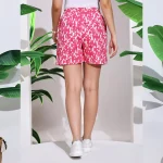 Pink Scorpions Printed Shorts with Side Pockets - Image 8