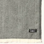 Black Herringbone Winter Scarf Women's Cashmere - Image 7