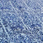 Blue Floral Print Soft Cotton Twin Size Blanket - Image 5