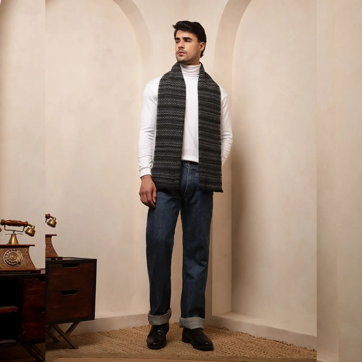 blue-striped-muffler-mens-reversible-wool-scarf WM-170 (8)