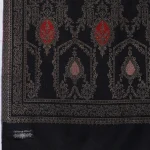 Festive Black Reversible, Wool, Shawl Mughal Woven Design - Image 6