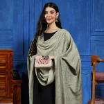 Green Paisley Soft and Warm Winter Stole
