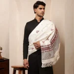 Indian Handmade Meditation Shawl Kullu Wool Stole - Image 2