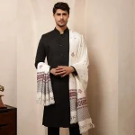 Indian Handmade Meditation Shawl Kullu Wool Stole - Image 4